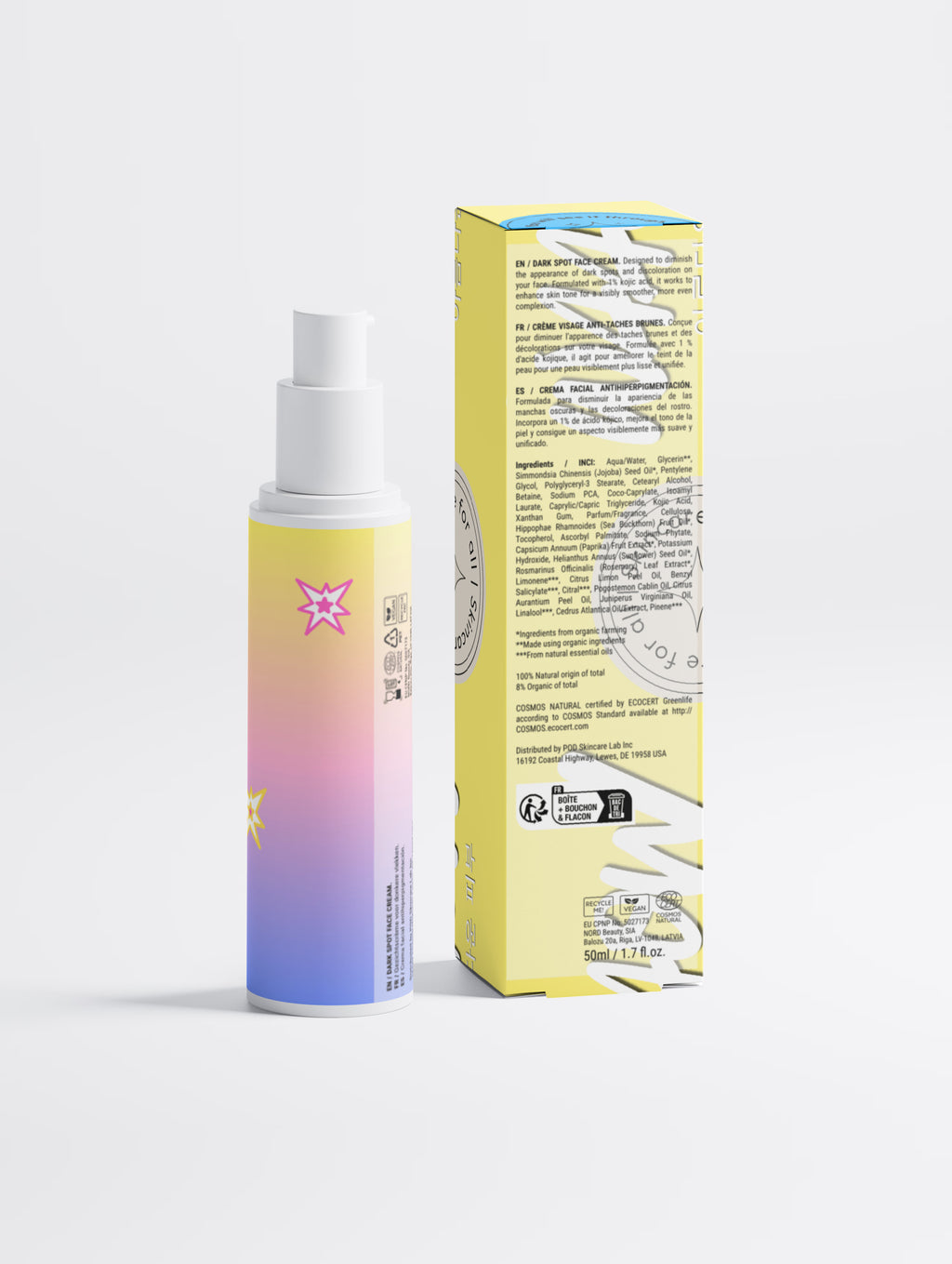 Dark Spot Face Cream with Kojic Acid