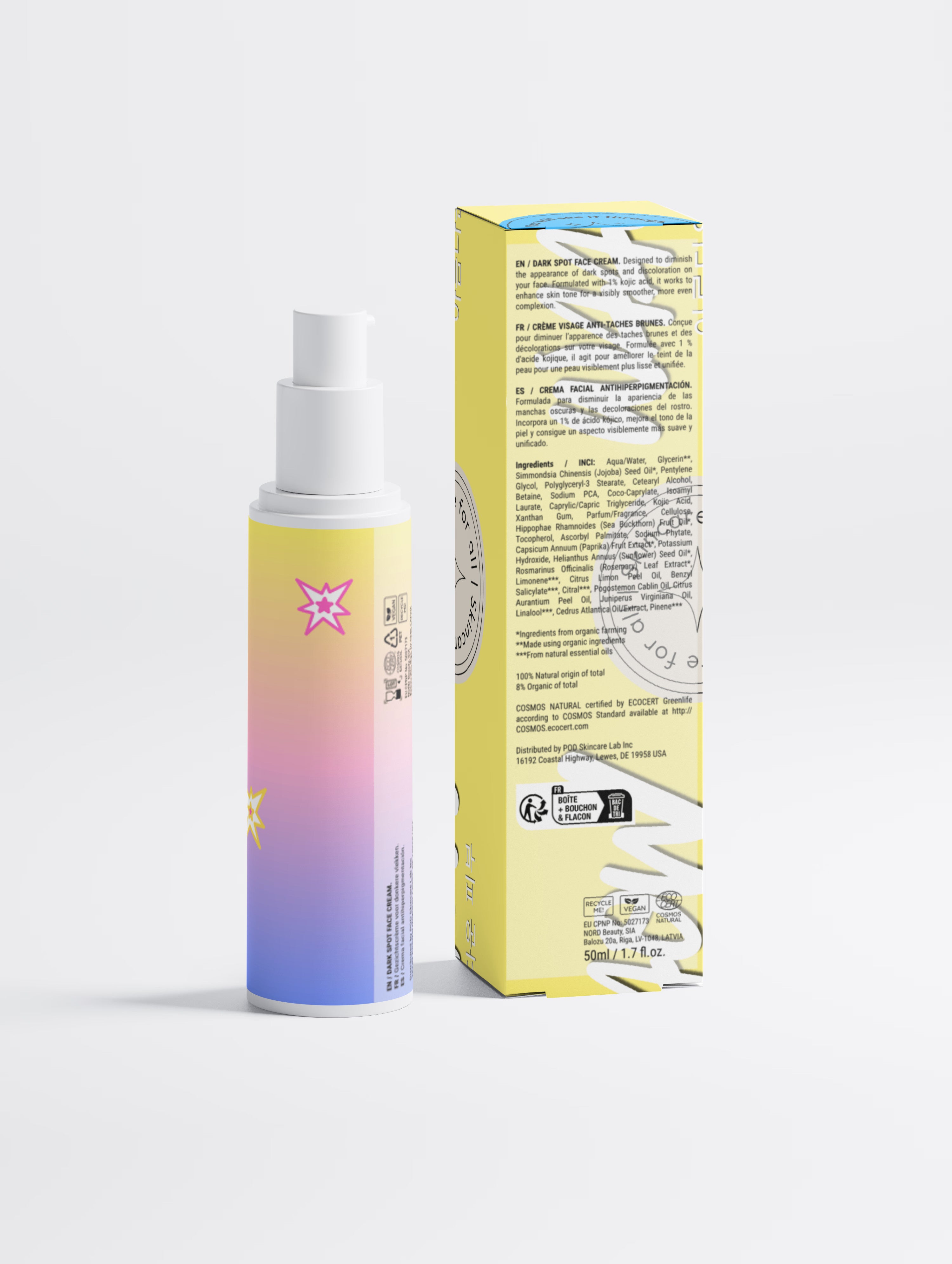 Dark Spot Face Cream with Kojic Acid